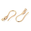 Brass Earring Hooks KK-P234-18G-2
