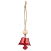 Iron Bell Pendant Decoration HJEW-JM02489-01-1