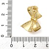 Brass Micro Pave Cubic Zirconia Pendant Bails KK-D378-16G-3