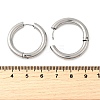 Tarnish Resistant 202 Stainless Steel Huggie Hoop Earrings EJEW-O087-08N-P-2
