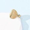 304 Stainless Steel Open Cuff Rings for Women RJEW-K309-02G-3