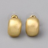 Alloy Oval Stud Earrings EJEW-WH0004-215-1