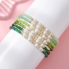 Glass Bead Bracelets BJEW-JB12957-1