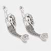 Tibetan Style Alloy Big Pendants TIBEP-T052-31AS-RS-1-1