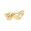 Brass Pendants ZIRC-I356-20G-2