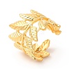 Ion Plating(IP) 201 Stainless Steel Open Cuff Ring RJEW-E063-53G-1