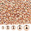 250Pcs 5 Styles Rack Plating Brass Spacer Beads KK-PA0001-02RG-1