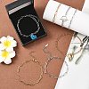 12Pcs 6 Styles 304 Stainless Steel Chains Bracelets for Men Women BJEW-SC0001-64-5