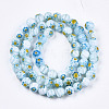 Round Millefiori Glass Beads Strands X1-LK-P001-36-2