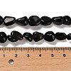 Natural Obsidian Beads Strands G-P497-01E-65-5