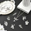 45Pcs 9 Styles Tibetan Style Alloy Pendants FIND-CJ0005-73-6