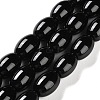 Natural Black Onyx Agate Beads Strands G-NH0019-C05-13-1