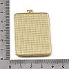 Natural Shell Brass Pendants KK-C262-11C-G-3
