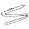 Non-Tarnish 304 Stainless Steel Cable Chain Necklace NJEW-S420-007C-P-3