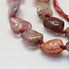 Natural Red Spinel Beads Strands G-L464-09-2