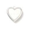 Heart Brass Locket Pendants KK-K414-12B-S-1