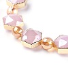 Opaque Glass Beads Strands EGLA-P045-A11-3