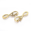 Tibetan Style Alloy Infinity with Hope Links connectors LS-TIBE-S230-AG-FF-1