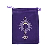 Velvet Moon Printed Packing Tarot Pouches PW-WG17539-08-1