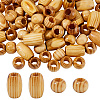 140Pcs 2 Styles Wood Beads WOOD-DC0001-41-1