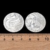 Natural White Shell Carved Cabochons SHEL-G024-03C-3