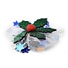Christmas Theme Glitter Felt Fabric Alligator Hair Clip LS-PHAR-U002-01I-3