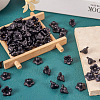  Jewelry 100Pcs Opaque Resin Bead Caps RESI-PJ0001-04-6