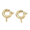 Brass Spring Ring Clasps KK-CBA1AE8-05B-G-1