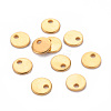 201 Stainless Steel Stamping Blank Tag Pendants STAS-T058-6mm-G-1