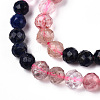 Natural & Synthetic Mixed Gemstone Beads Strands G-D080-A01-02-30-3