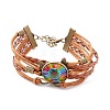 Rainbow Pride Bracelet BJEW-F426-01A-1