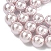Electroplated Shell Pearl Beads Strands BSHE-G041-12mm-06-3