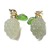 Natural Xiuyan Jade Grapes Pendant Decorations X-G-R489-08G-2