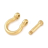 Ion Plating(IP) 304 Stainless Steel Screw D-Ring Anchor Shackle Clasps STAS-E452-43G-2