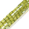 Electroplate Transparent Glass Beads Strands Pearl Luster Plated EGLA-H106-01A-PL05-1