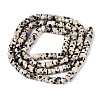 Natural Dalmatian Jasper Beads Strands G-Q606-46A-01-3
