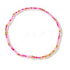 Glass Seed Round Beaded Stretch Bracelets for Women ZV9716-2-1