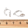 Brass Clip-on Earring Findings LS-KK-K371-27A-P-3