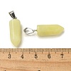 Natural Xiuyan Jade Pendants G-Z067-07P-08-3