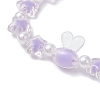 6Pcs 6 Colors Transparent Acrylic Beads Stretch for Women BJEW-JB11736-4
