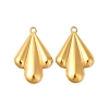 Ion Plating(IP) 304 Stainless Steel Pendants X-STAS-L268-003G-1