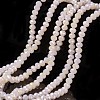 Electroplate Glass Beads Strands EGLA-A034-J4mm-T06-1