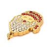 304 Stainless Steel Rhinestone Pendants FIND-I062-01G-02-2