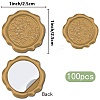 100Pcs Adhesive Wax Seal Stickers DIY-CP0010-70B-2
