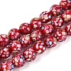 Handmade Lampwork Beads Strands LAMP-T007-04D-1