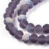 Imitation Jade Glass Beads Strands EGLA-A034-T2mm-MB15-3