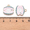 Alloy Enamel Pendants ENAM-T020-66B-3