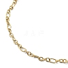 Ion Plating(IP) 316 Surgical Stainless Steel Figaro Chain Bracelets for Women BJEW-D023-03G-2