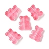 Transparent Spray Paint Glass Beads GLAA-Z011-08F-1