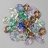 Rainbow Iridescent Acrylic Linking Rings TACR-WH0001-83-1